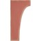 Ekena Millwork 3 1/2"W x 6"D x 12"H Clarksville Wood Vintage Decor Bracket, Salvage Red BKTWD04X06X12CVRD - alternate 2